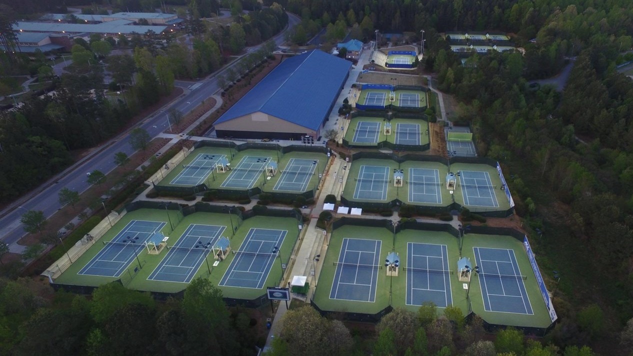 Cary Tennis Park Aerial 9x16