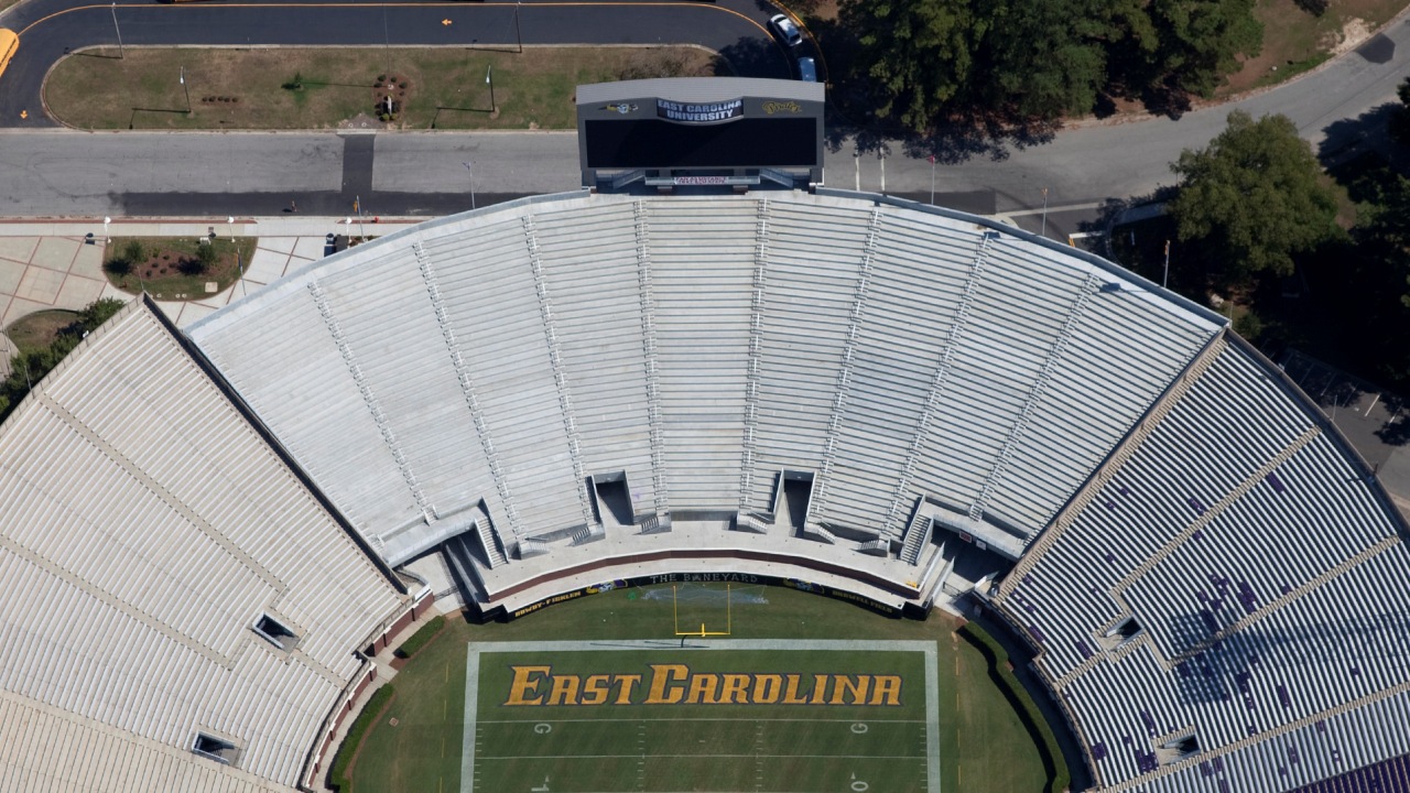 Dowdy Ficklen East End Aerial